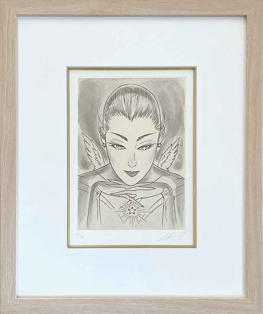 鶴田一郎 ディステネーション オレンジ 星の天使 | 鶴田一郎アートストア ICHIRO TSURUTA official art